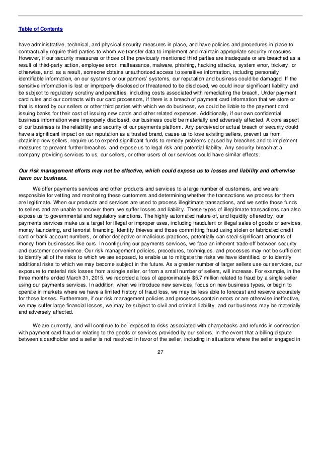 Square inc ipo prospectus file