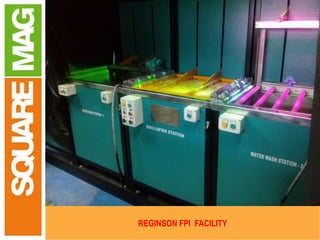 CONTROL
LEAD SCREW MECHANISM
FOR COIL MOMENT
LEAD SCREW
FOR
HEAD STOCK MOMENT
HEAD STOCK
TANK
TAIL STOCK
MOTORISED STEADY REST
FOR ROTATING JOB
JOB
REGINSON FPI FACILITY
 