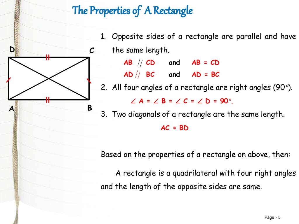Square, rectangle, and its properties