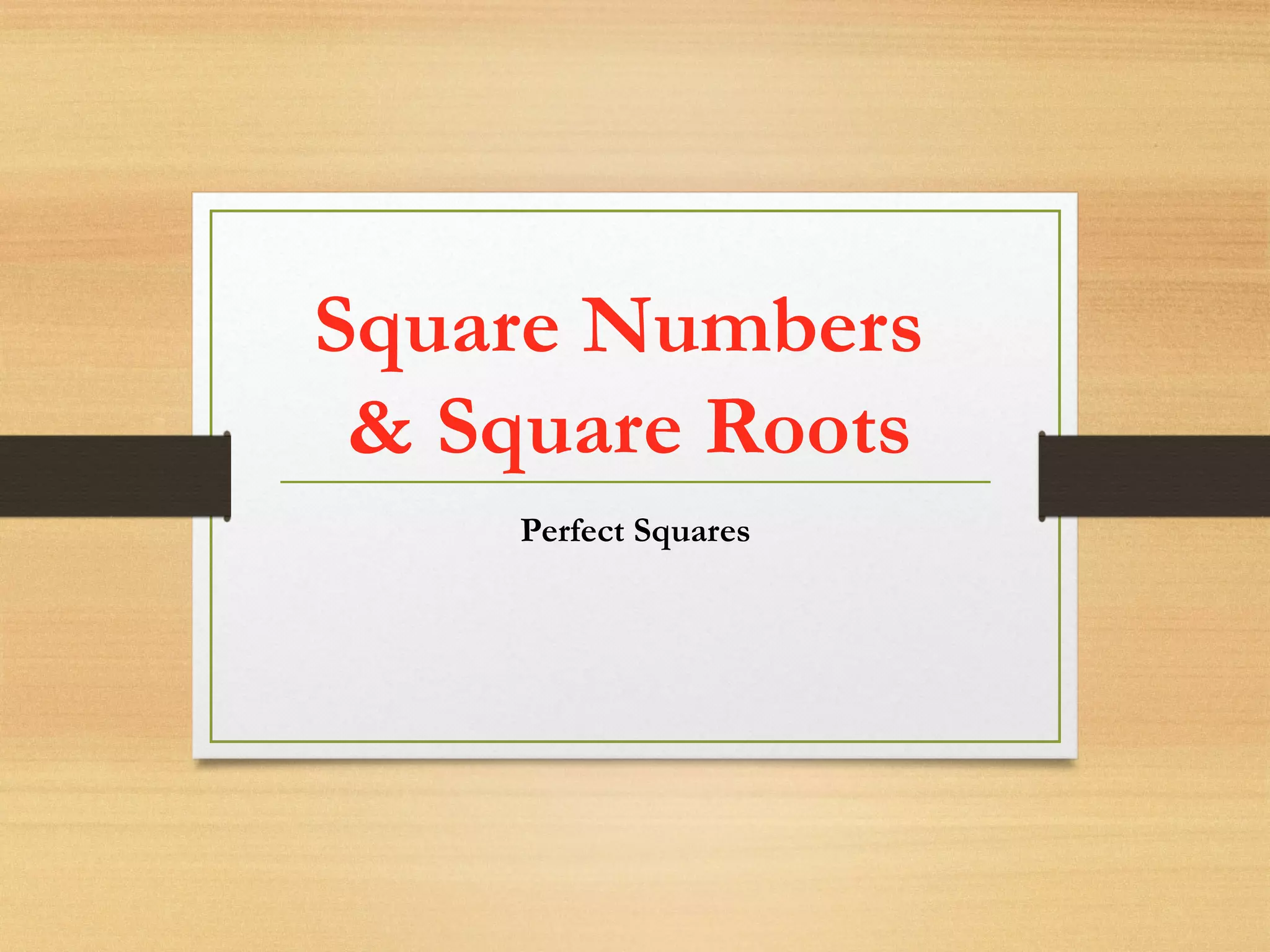 Square root | PPT