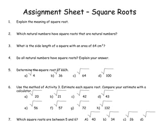Square root | PPT