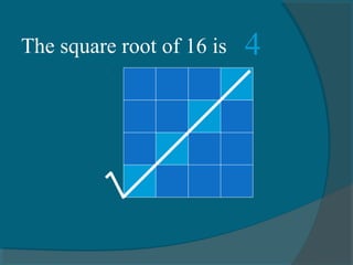 Square roots and cube roots | PPT
