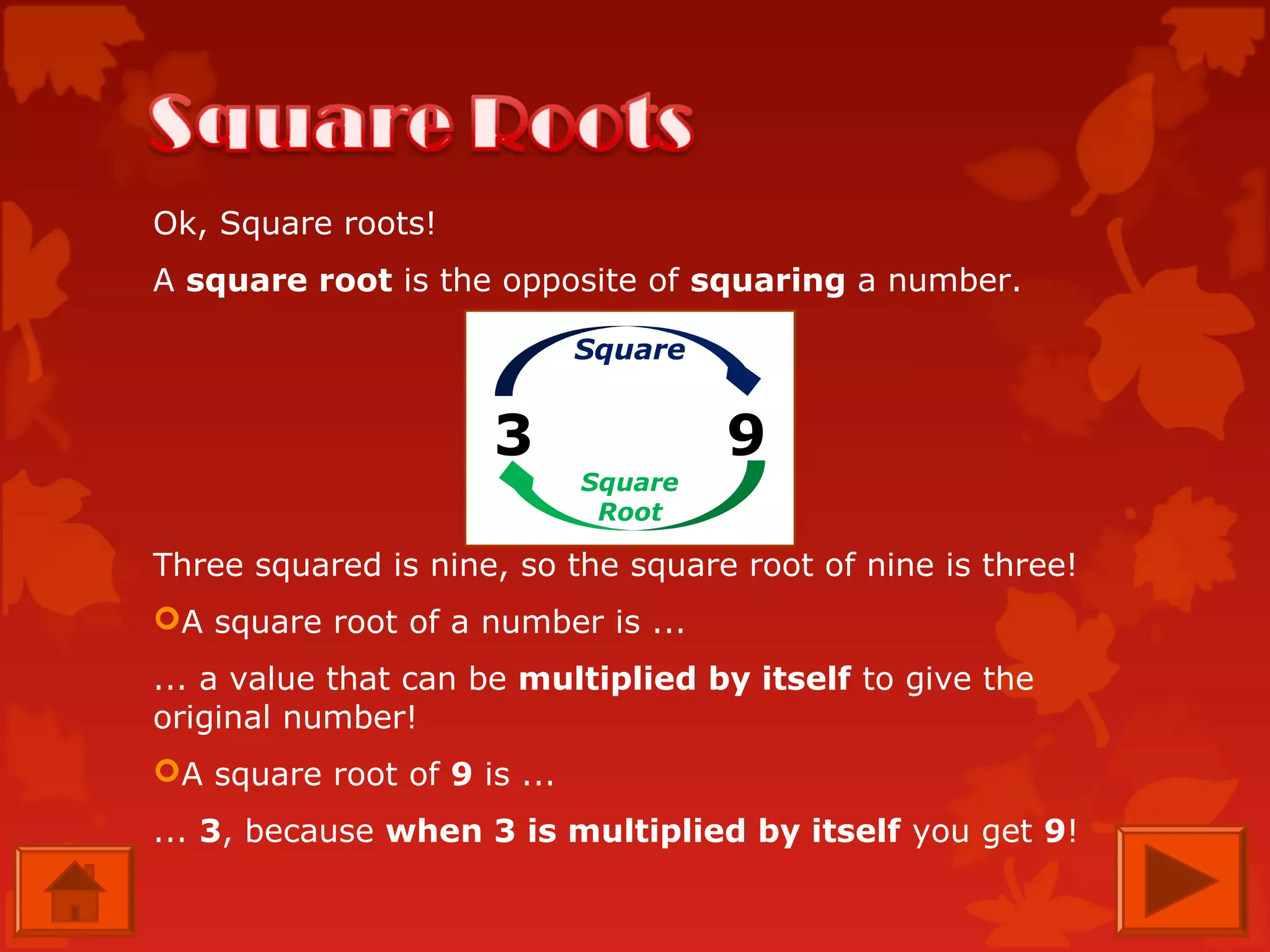 Square roots cube_roots | PPT
