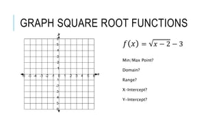 Square Root Function Transformation Notes | PPTX