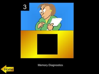 3




           Memory Diagnostics
Home
 
