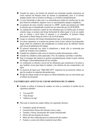 Square set stoping | DOC