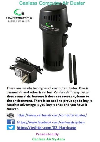 Canless Computer Air Duster