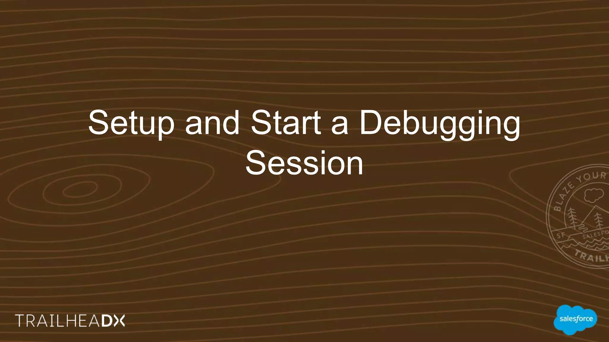 Setup and Start a Debugging Session
 