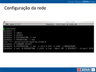 Configuração da rede 