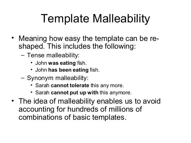 templates in linguistics why garbage garbage