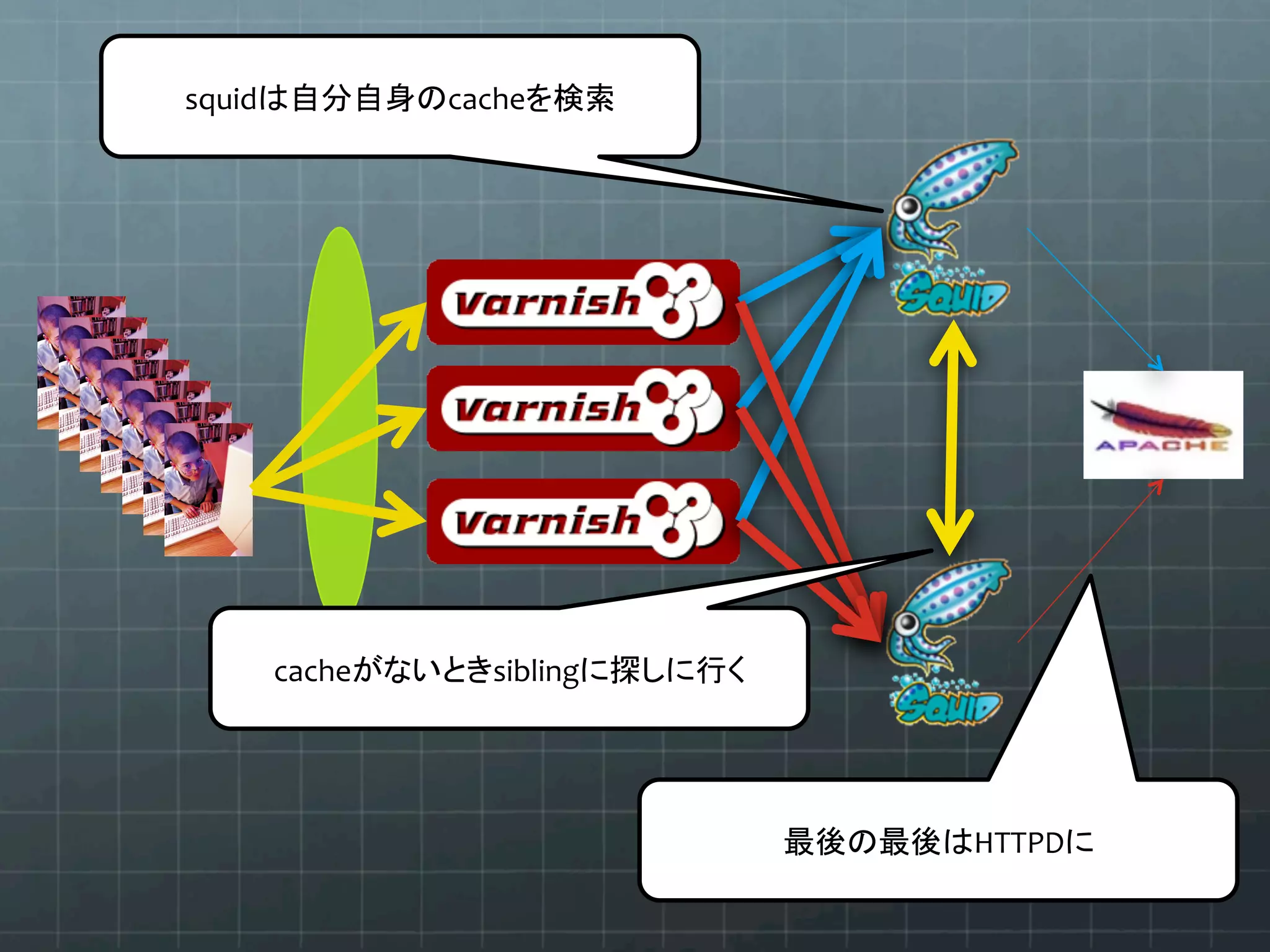squid           cache       	
  




        cache     sibling          	
  




                                          HTTPD 	
  
 