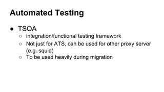 Replacing Squid with ATS | PDF