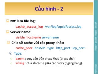 Squid proxy linux | PPTX
