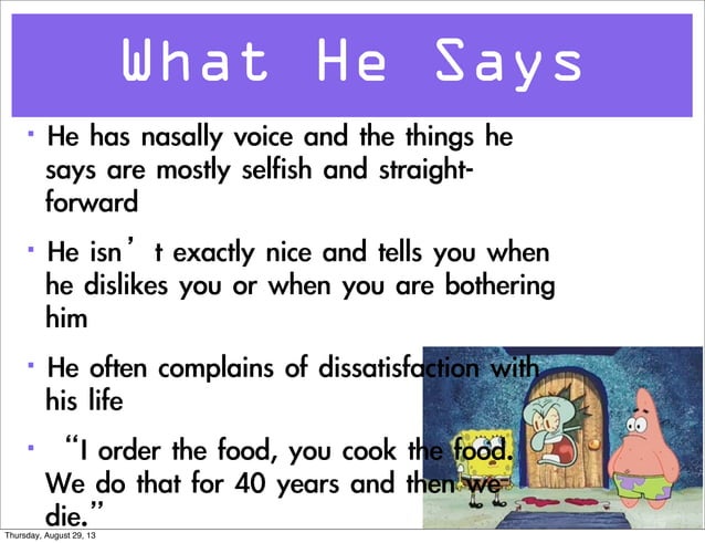 Squidward | PPT