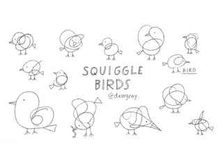 Squiggle birds