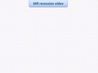 MR recession video
 