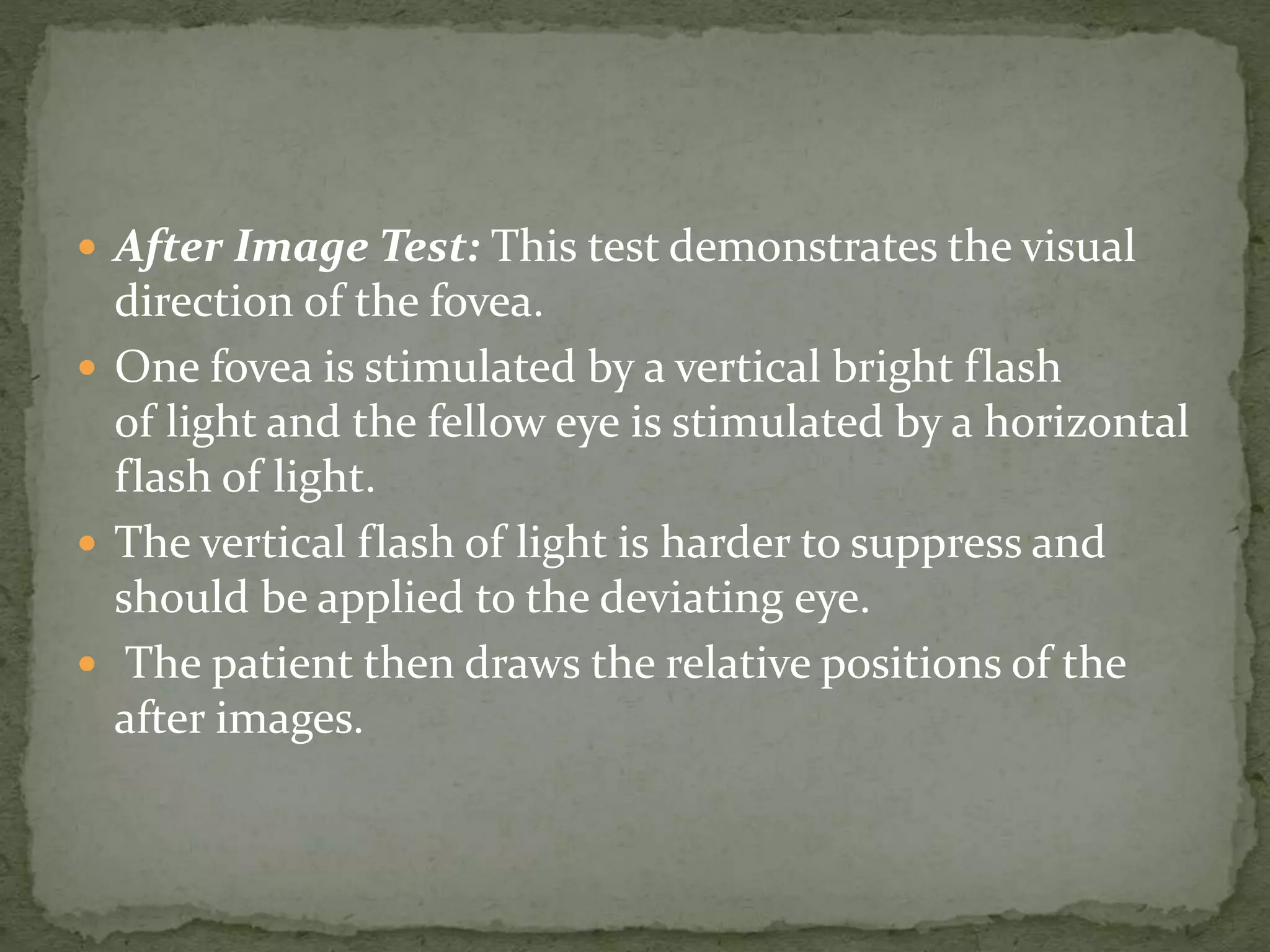 evaluation of strabismus | PPTX