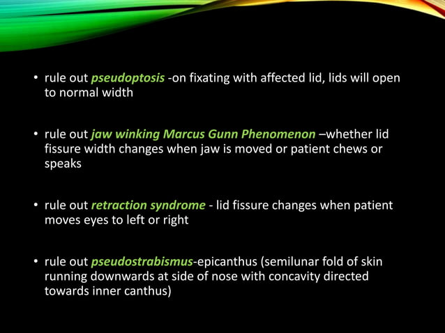 Clinical examination of squint | PPT