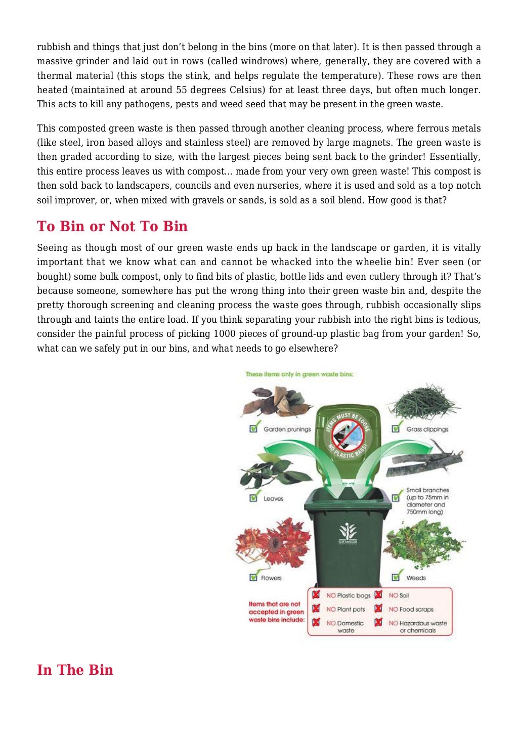 Recycling Green Waste