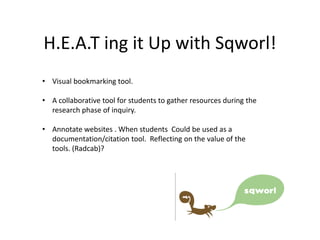 H.E.A.T ing it Up with Sqworl!  ,[object Object]