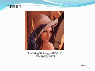 Super Resolution | PPTX
