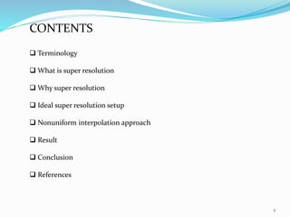 Super Resolution | PPTX