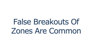 False Breakouts Of
Zones Are Common
 