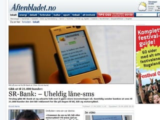 SR-Bank: Digitale trender og strategi for sosiale medier