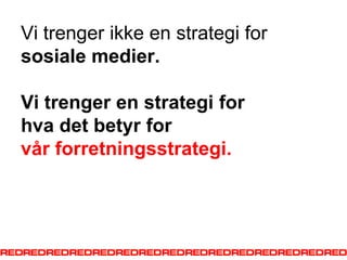 SR-Bank: Digitale trender og strategi for sosiale medier