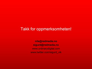 SR-Bank: Digitale trender og strategi for sosiale medier