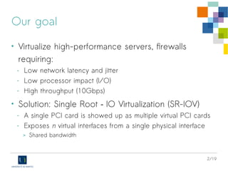 SR-IOV, KVM and Intel X520 10Gbps cards on Debian/Stable | PDF
