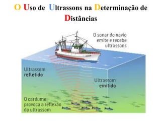 O Uso de Ultrassons na Determinação de
Distâncias
 