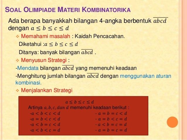 Hand Out Pembinaan Olimpiade Matematika Sma
