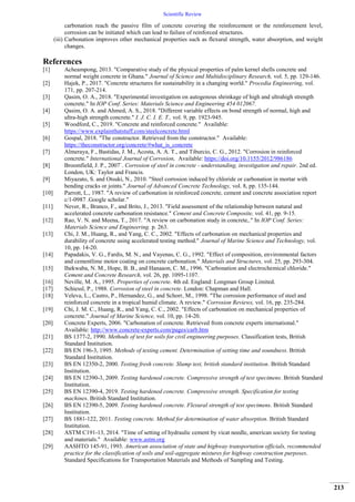 Effects of Carbonation on the Properties of Concrete | PDF