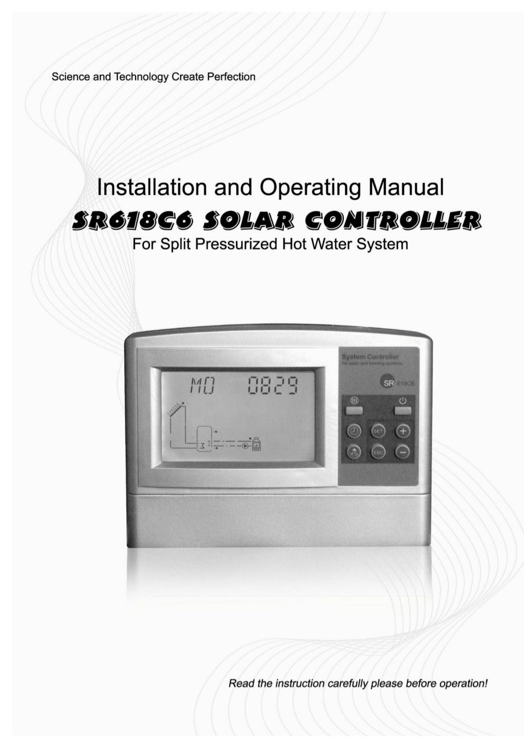 SR618C6 Solar Water Heater Controller for Split Solar Water Heating S…