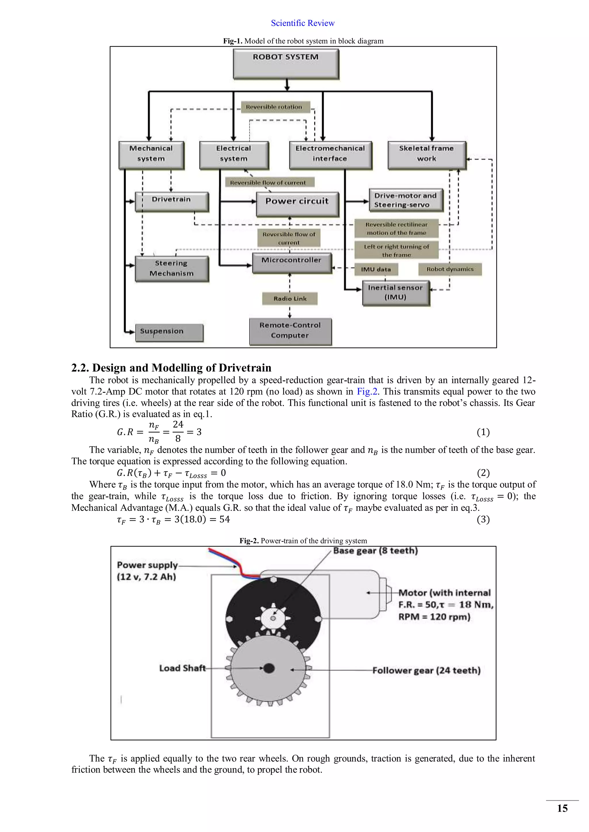 Design of Quad-Wheeled Robot for Multi-Terrain Navigation