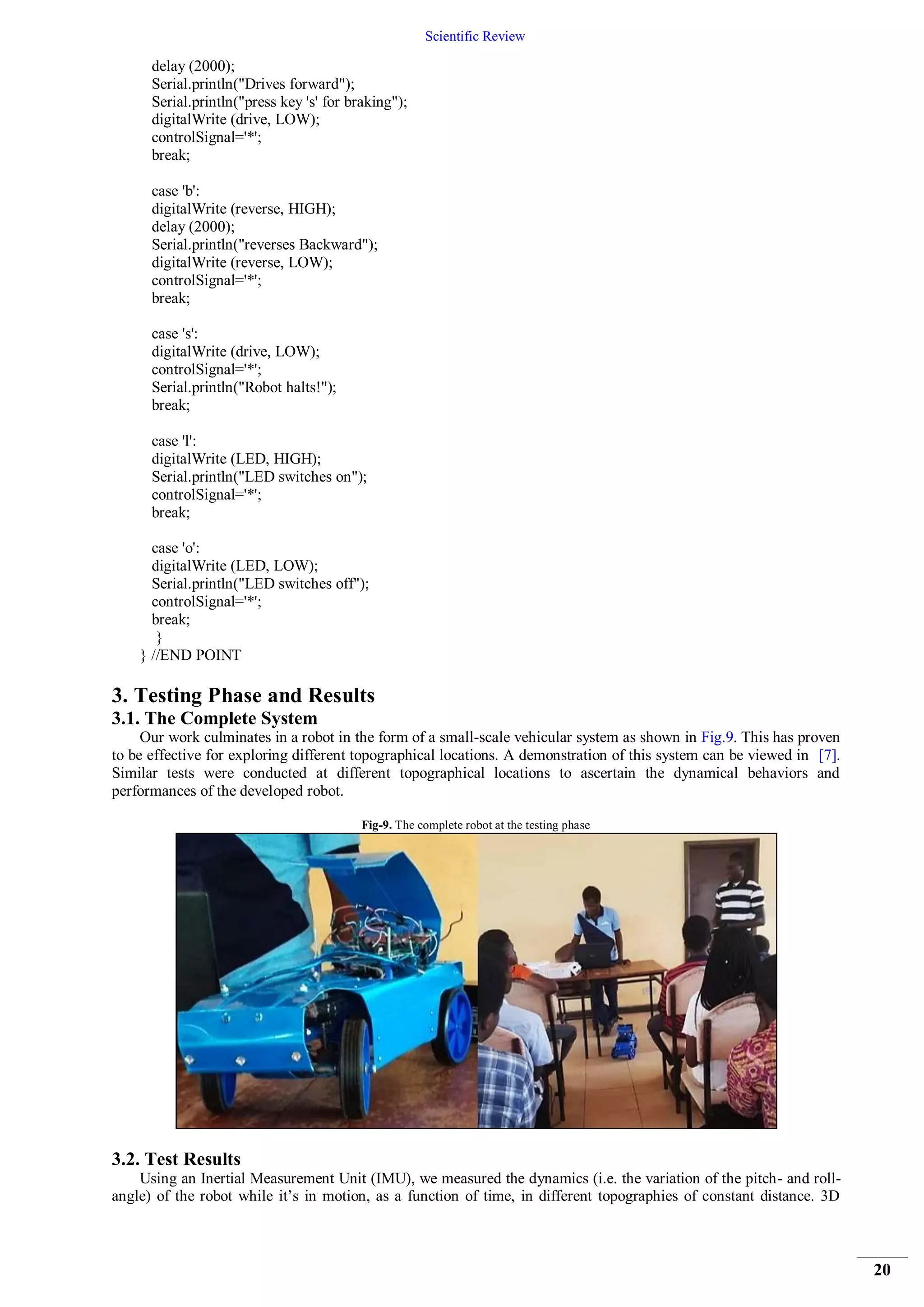 Design of Quad-Wheeled Robot for Multi-Terrain Navigation