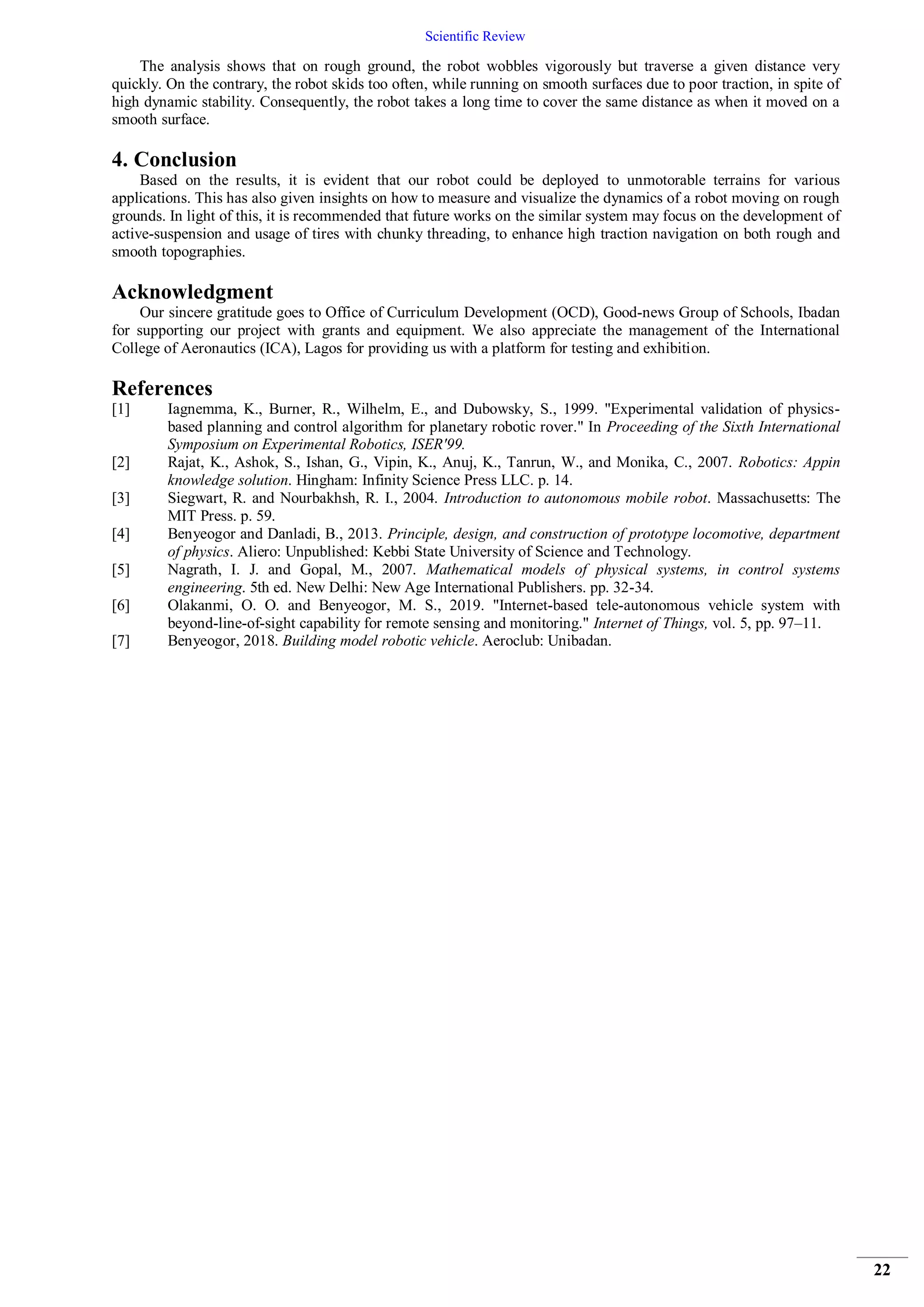 Design of Quad-Wheeled Robot for Multi-Terrain Navigation