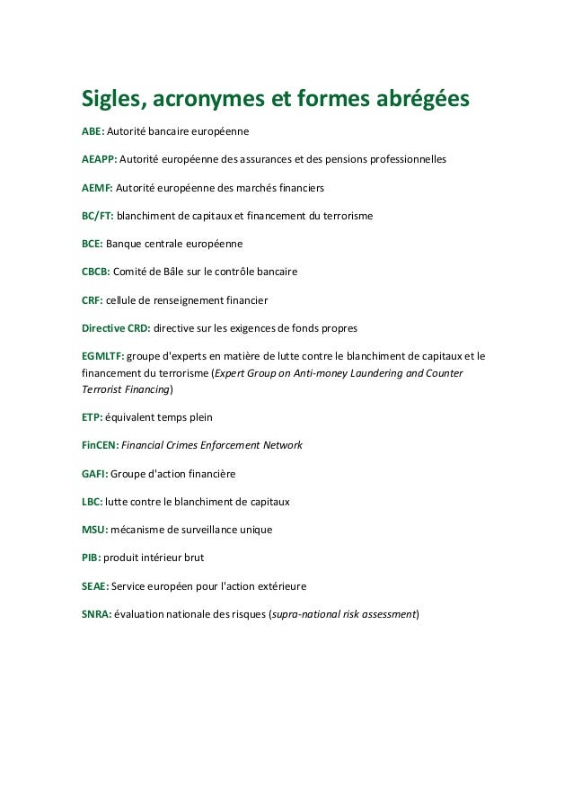 L’UE et la lutte contre le blanchiment de capitaux dans le secteur bancaire: des efforts fragmentés et une mise en œuvre i...