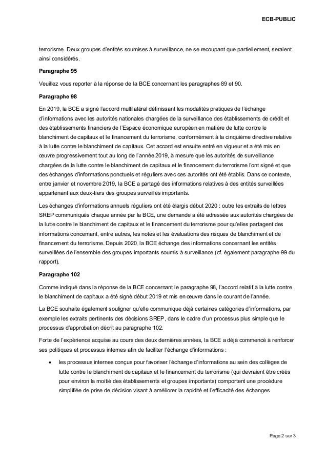 L’UE et la lutte contre le blanchiment de capitaux dans le secteur bancaire: des efforts fragmentés et une mise en œuvre i...