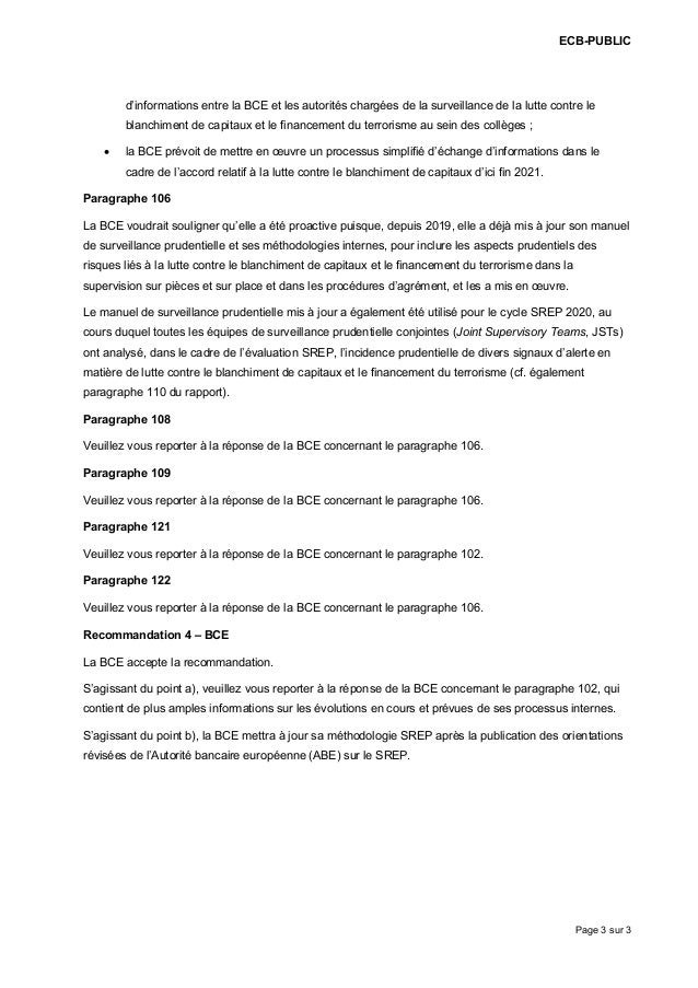L’UE et la lutte contre le blanchiment de capitaux dans le secteur bancaire: des efforts fragmentés et une mise en œuvre i...