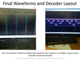 Design of a low power asynchronous SRAM in 45nM CMOS | PPTX