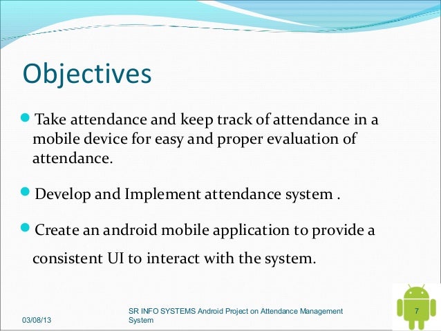 keep track of attendance