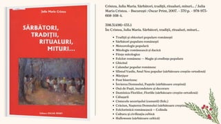 Sărbători de iarnă. Tradiţii şi obiceiuri