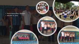 • District Mathematics Olympics
• JANUARY 24, 2023
 