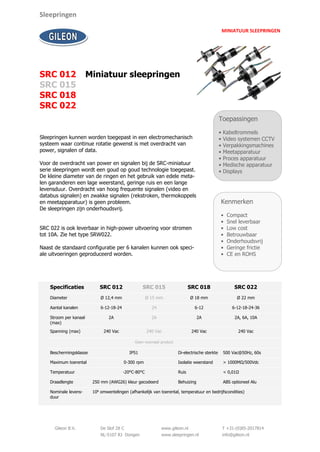 Src miniatuur sleepringen | PDF