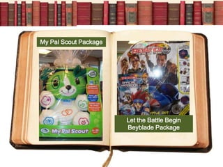 My Pal Scout Package




                       Let the Battle Begin
                       Beyblade Package
 
