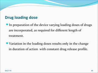 Rate-Controlled Drug Delivery System | PPT