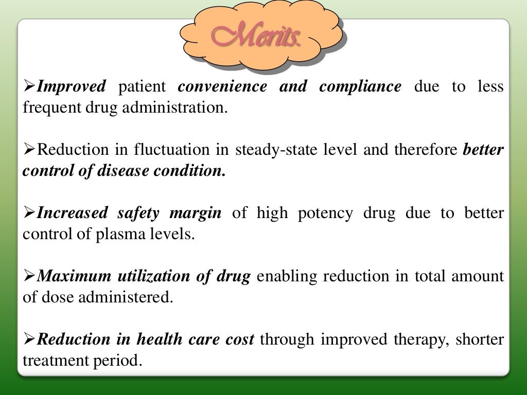 sustained release drug delivery system