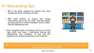 Site Reliability Engineering slide deck 101 | PDF